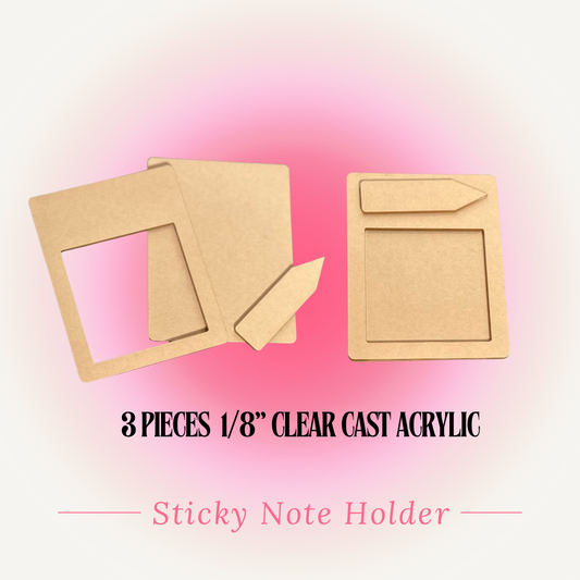 Sticky Note Holder (with Pencil)